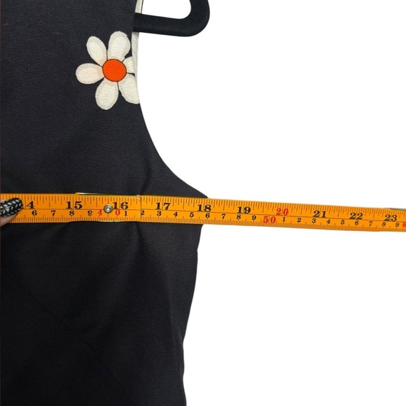 VTG 1960's ALICE Polynesian Daisy Hippie Hawaiian Mini Dress Retro Art to Wear - Picture 10 of 13